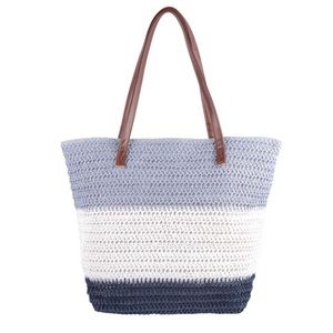 💼 Crochet Tote Color Block